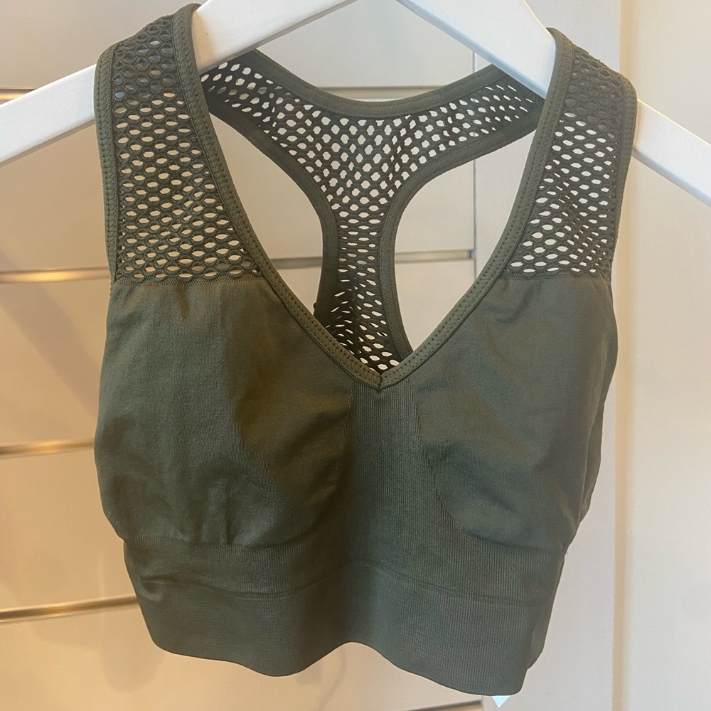 Alala Seamless Bra- army green- size small